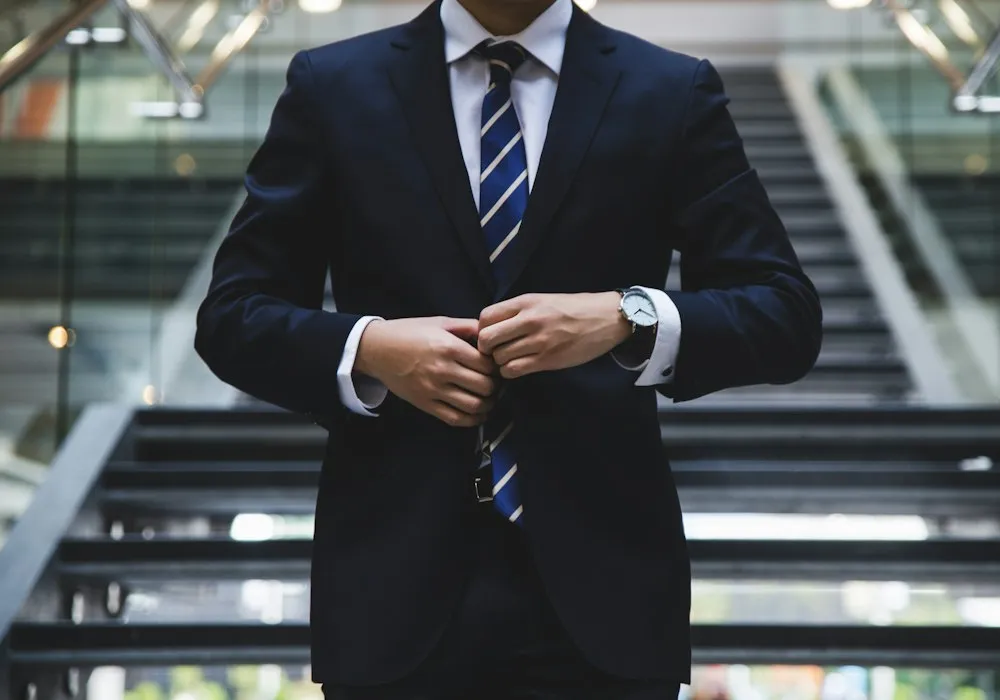 A professional in a suit, representing investors.